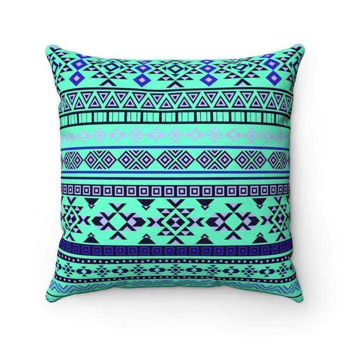 Ethnic Reversible Decor Pillow Set with Dual Print Insert