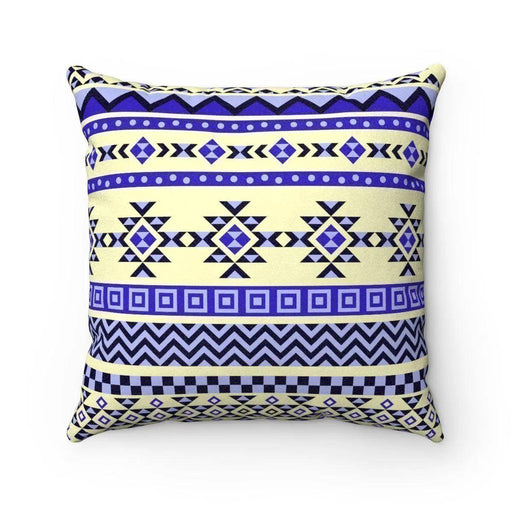 Reversible Ethnic Decorative Pillow with Two Unique Prints