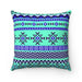 Ethnic Tribal Print Reversible Decorative Pillow Set with Dual Design Insert