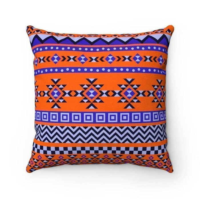 Reversible Ethnic Tribal Decorative Pillow Set with Insert