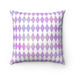 Reversible Geometric Decorative Pillowcase with 2 Unique Patterns