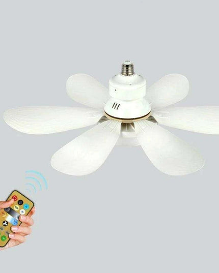 Modern LED Ceiling Fan with Remote Control and Adjustable Lighting for Contemporary Spaces