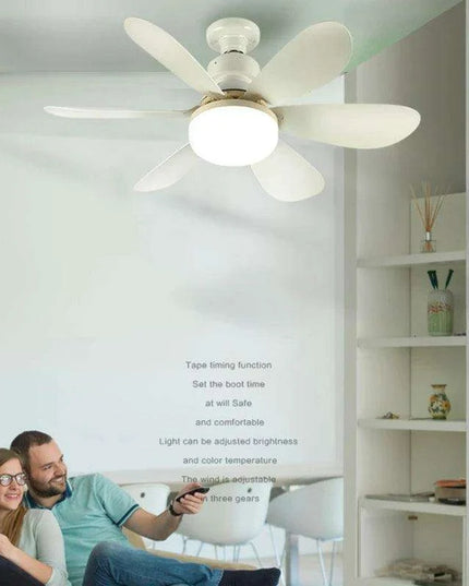 Modern LED Ceiling Fan with Remote Control and Adjustable Lighting for Contemporary Spaces