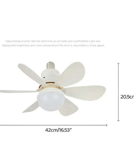 Modern LED Ceiling Fan with Remote Control and Adjustable Lighting for Contemporary Spaces