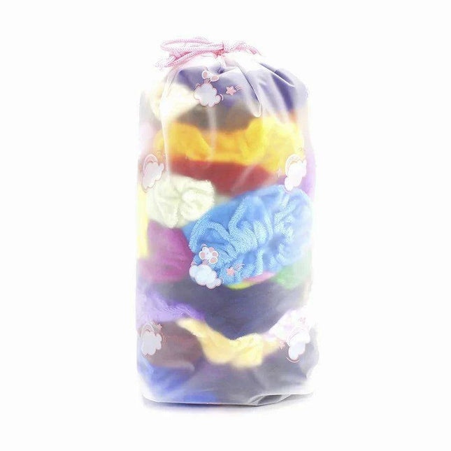 Vintage Velvet Luxe Hair Accessories - Set of 20/40 Elegant Scrunchies