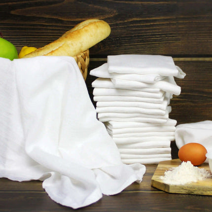 20-Pack Ultra-Absorbent Cotton Kitchen Towels - Essential Cleaning and Crafting Cloths - Très Elite