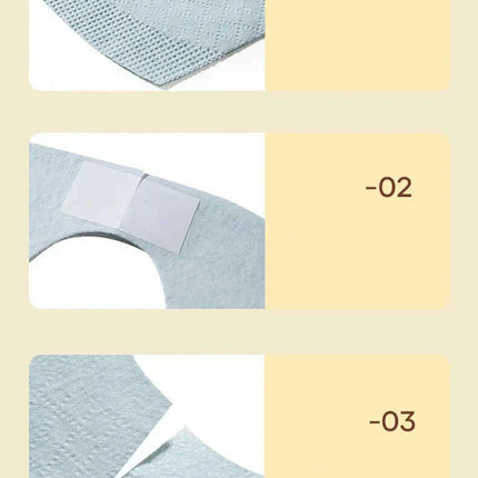 20-Pack Ultra-Soft Disposable Travel Bibs for Babies - Super Absorbent Saliva Towels for Outdoor Feeding