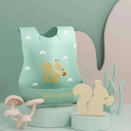 20-Pack Ultra-Soft Disposable Travel Bibs for Babies - Super Absorbent Saliva Towels for Outdoor Feeding