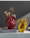 Anatomical Heart Artistry Resin Vase - Unique Home Accent Decor