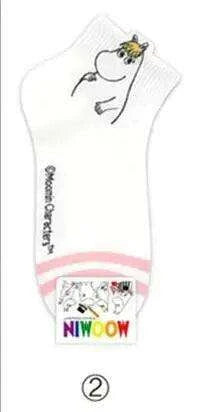 Moomin Chic Cotton Sock Slippers for Trendy Women