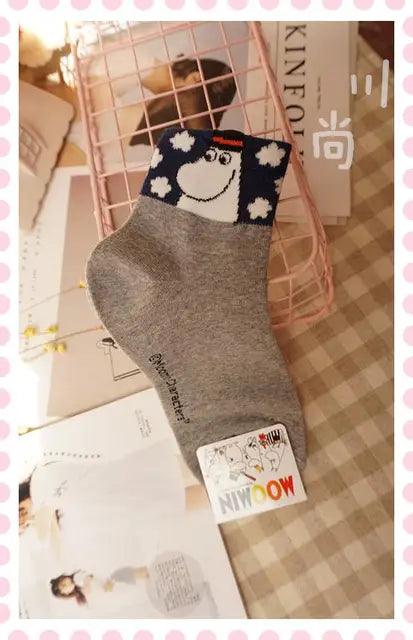 Urban Chic: Mumin Moomin Cartoon Cotton Sock Slippers