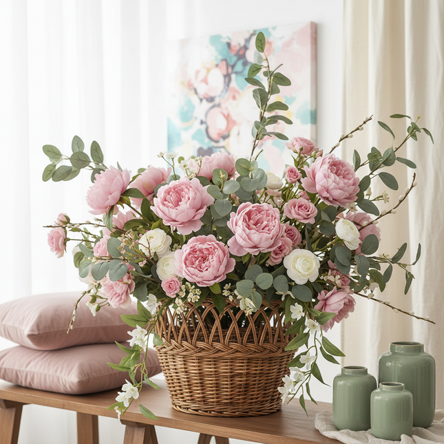 Peekaboo Studio Rafi Artificial Flower - Realistic Look, UV Resistant
