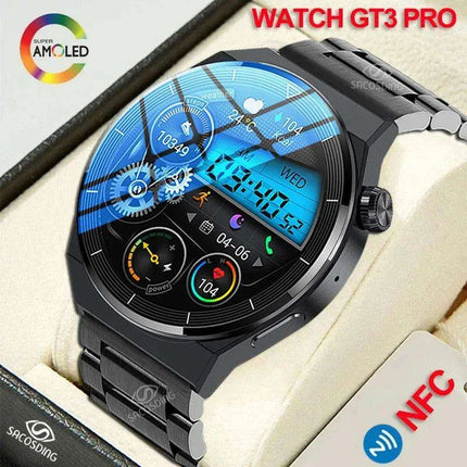 2023 GT3 Pro Smart Watch: Premium NFC Technology, Bluetooth Calling, Health Tracking & IP68 Waterproof Design! - Très Elite