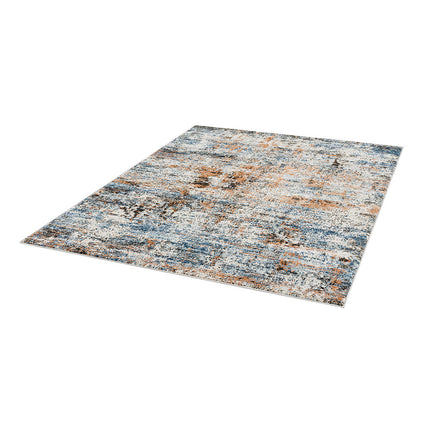 Room & Decor Abstract Multi-Color Polyester Area Rug - Soft & Durable