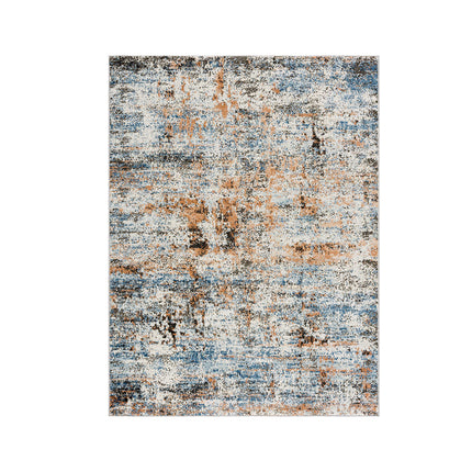 Room & Decor Abstract Multi-Color Polyester Area Rug - Soft & Durable