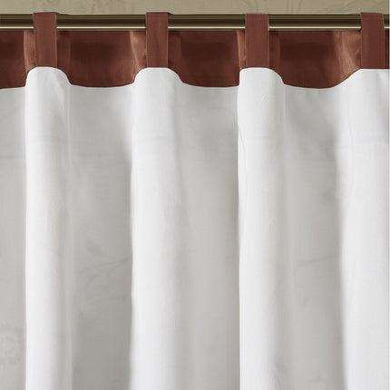 Room and Decor Embroidered Multicolor Window Valance, 50x18" Polyester