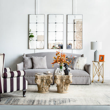 Room and Decor 21X47" Antique Glass Wall Mirror - Stylish Rectangle De