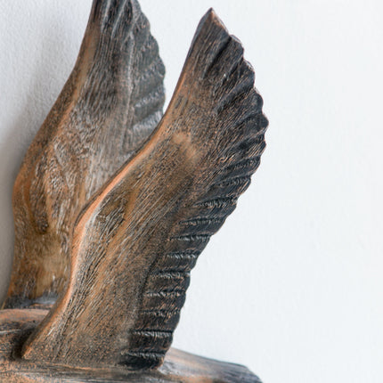 Room and Decor Set of 3 Brown Pine Migrating Bird Wall Art Decor