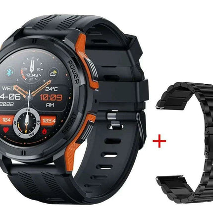 2024 All-Weather AMOLED Smartwatch with Advanced Health Tracking and Bluetooth Sync for iOS and Android - Très Elite