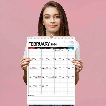 2024 Executive Spiral Bound Desk Calendar and Weekly Planner for Optimal Time Management - Très Elite