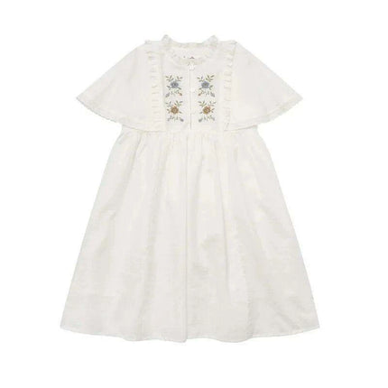 2024 Summer Baby Girls Floral Print Smocked Princess Dresses in Elegant Styles - Très Elite