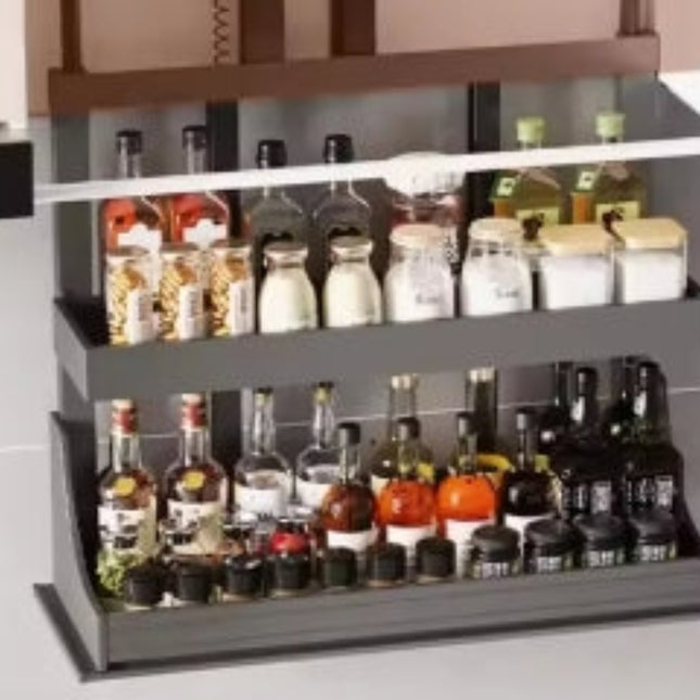 Smart Kitchen Lift Basket – Electric, Space-saving Organizer