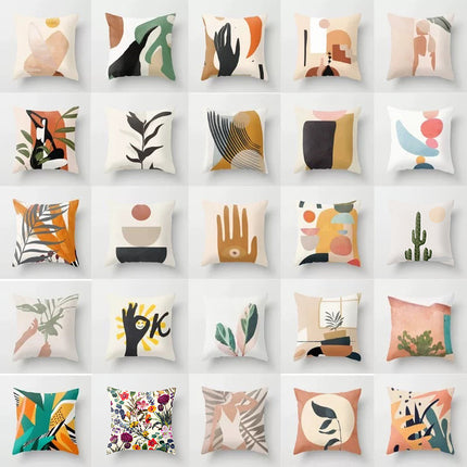Abstract geometric portrait pillowcase home sofa cushion pillow cushio