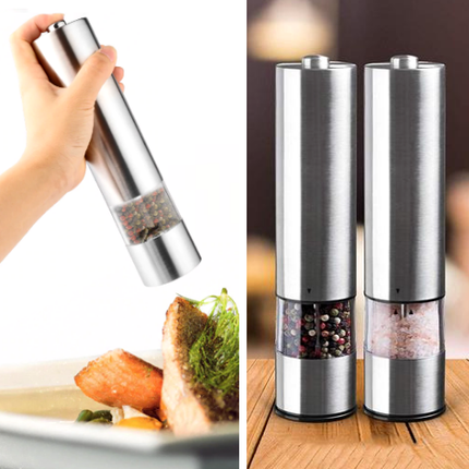 Peekaboo Studio Stainless Steel Electric Grinder with Adjustable Coars