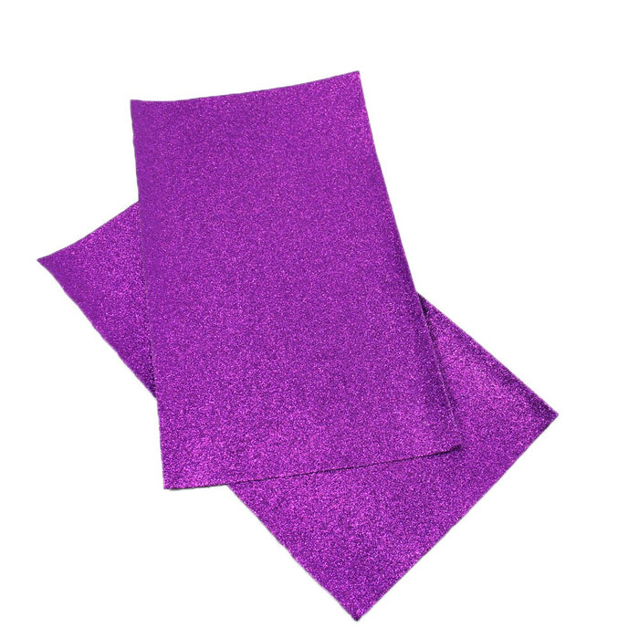 Shimmering Glitter Faux Leather Sheets for Stylish DIY Accessories