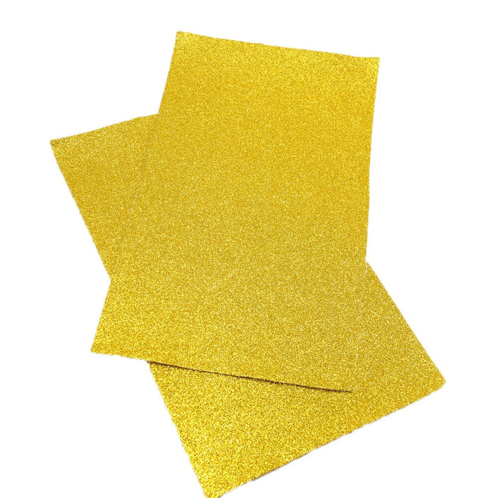 Shimmering Glitter Faux Leather Crafting Sheets - DIY Accessories for Stylish Projects
