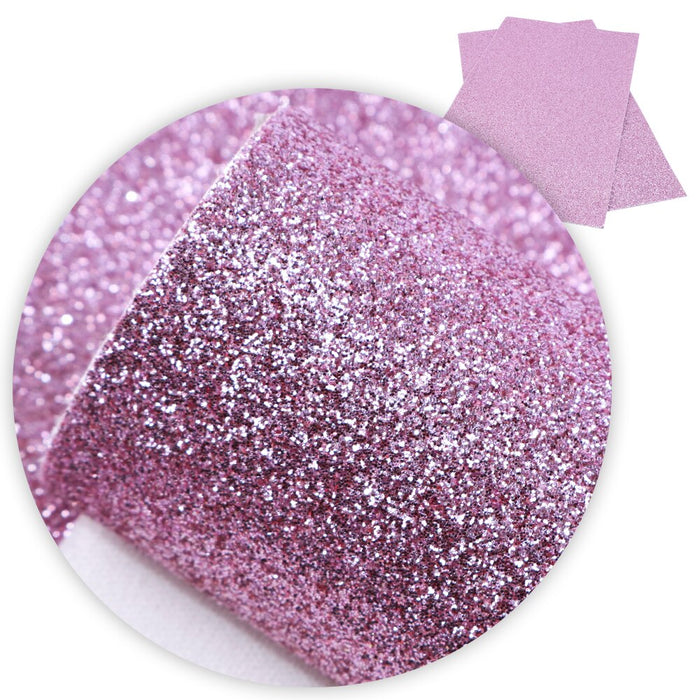 Shimmering Glitter Faux Leather Crafting Sheets - DIY Accessories for Stylish Projects