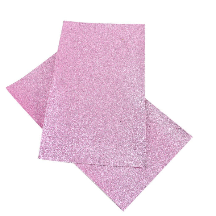 Sparkling Glitter Faux Leather Sheets - Crafting Accessories for DIY Projects