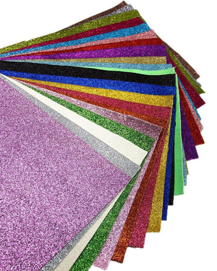 Sparkling Glitter Faux Leather Crafting Sheets: The Ultimate DIY Glam Kit