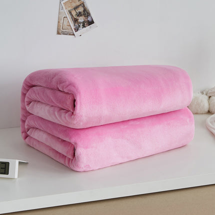 Peekaboo Studio Flannel Coral Blanket - Soft, Cozy, and Warm