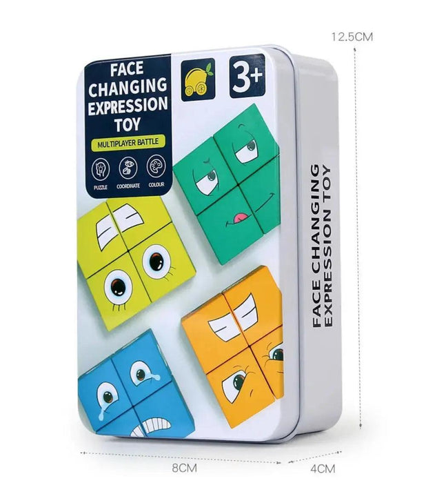 Emoticon Adventure Cube Puzzle: Interactive Learning Game for Children