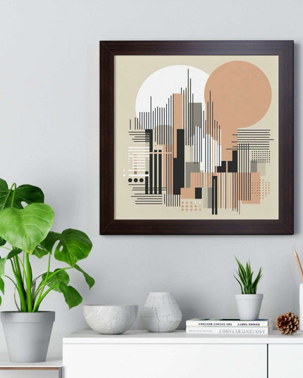 Sustainable Elegance: Framed Vertical Art Prints by Maison d'Elite
