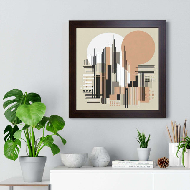 Sustainable Elegance: Framed Vertical Art Prints by Maison d'Elite