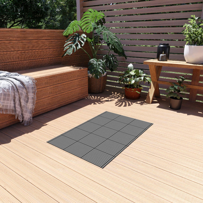Chic Outdoor Chenille Rug for Elevated Outdoor Spaces
