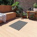 Chic Outdoor Chenille Rug for Elevated Outdoor Spaces