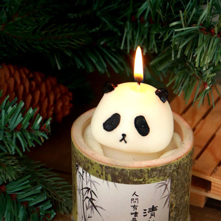 Panda Bamboo Candle Bamboo Pipe Aromatherapy