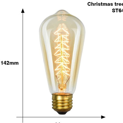 Peekaboo Studio Edison Bulb E27 40W ST64 Retro Filament Lighting