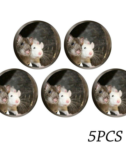 Whimsical Mouse Hole Wall Stickers: Enchant Your Living Space