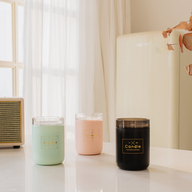 Candle Rhyme USB Humidifier Diffuser 35ML/H — Nano Mist, Atmosphere Light, 4 Color Options