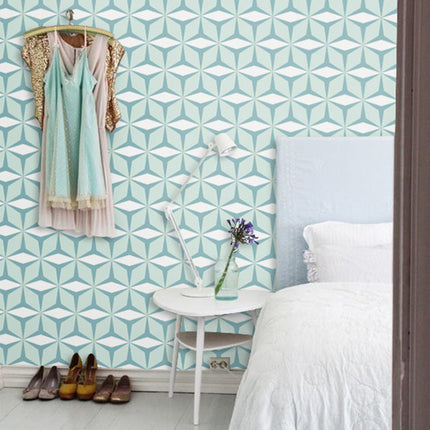 Self-Adhesive Waterproof Wall Contact Paper | Green & Grey, 53×122 cm