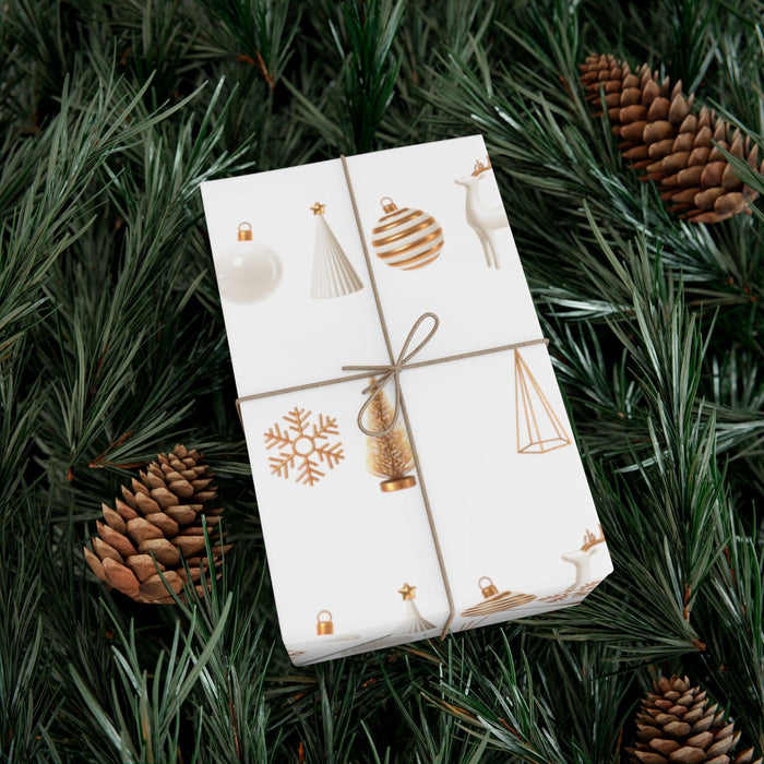 Customizable Sustainable 3D Gift Wrap Collection - Festive Finishes Edition