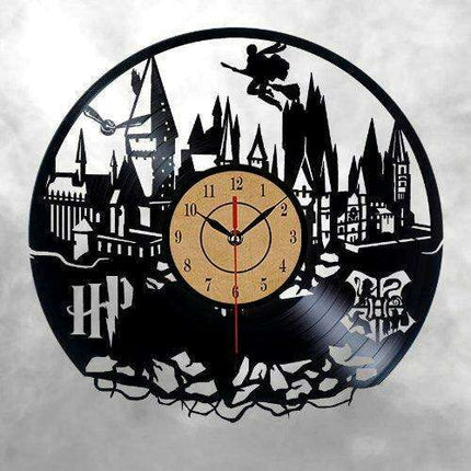 Magical Harry Potter LED Wall Clock with Remote and Glow-in-the-Dark Features