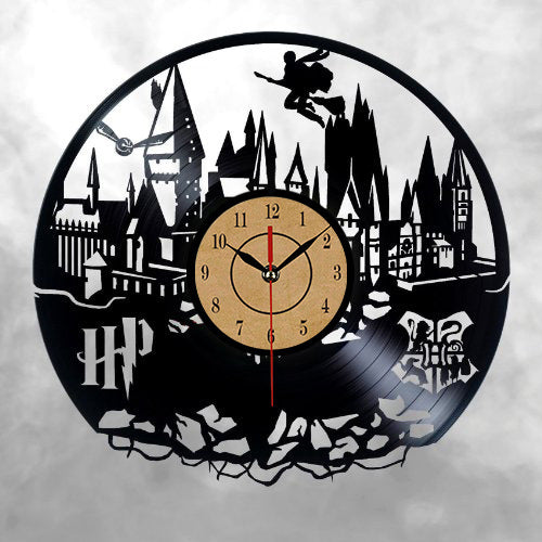 Enchanted Harry Potter LED Luminous Vinyl Wall Clock with Remote Control