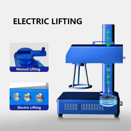 20W High-Precision Fiber Laser Engraver with Rotary Axis - Ideal for Metals, Jewelry, Plastics, and Leather- Très Elite- Très Elite