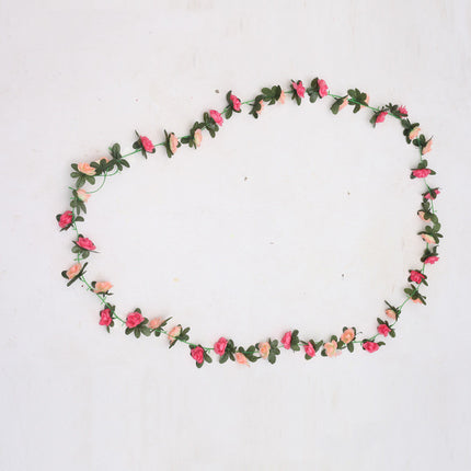 Peekaboo Studio Artificial Rose Flower Vine - Realistic & Durable Desi