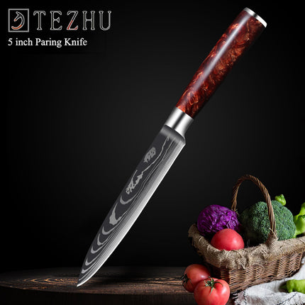 Stainless Steel Fruit Knife Portable 5 Inch Lightweight Versatile Tool